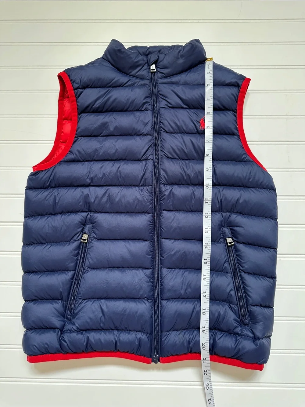 Ralph Lauren Navy Blue Puffer Vest Boys 10/12